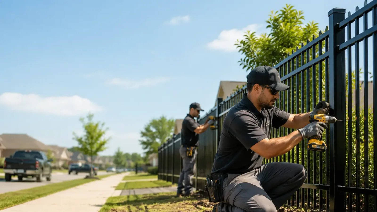 Metal Fence Installation in Cortland, OH